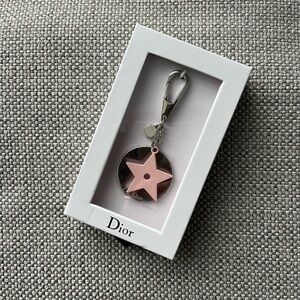 Dior Pink Star Keychain